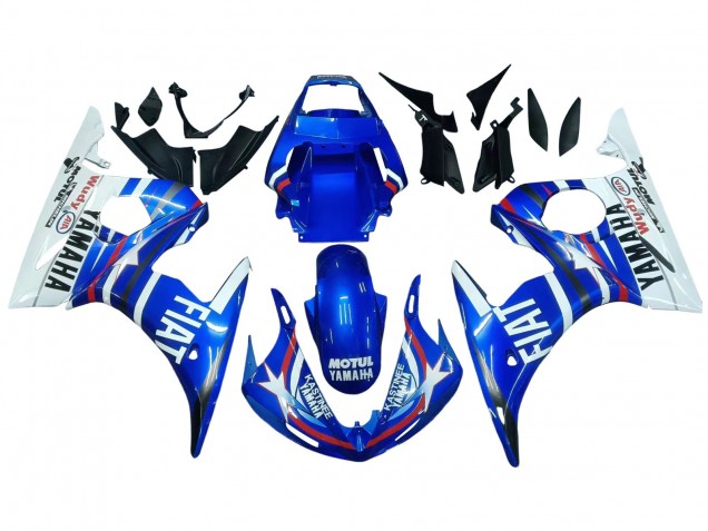 2005 Blue White Red Motul Michelin Fiat Yamaha YZF 600 R6 Motorcycle Fairings Canada