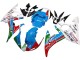 2005 Light Blue White Green Red Kastinee Dunlop Motul Yamaha YZF 600 R6 Motorcycle Fairings Canada