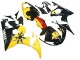 2005 Black Yellow Red 46 Yamaha YZF 600 R6 Motorcycle Fairings Canada