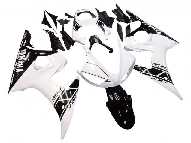 2005 White Black Yamaha YZF 600 R6 Motorcycle Fairings Canada
