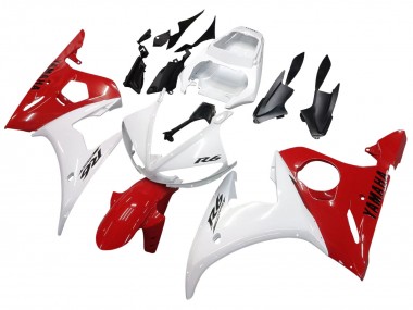 2005 White Red Yamaha YZF 600 R6 Motorcycle Fairings Canada