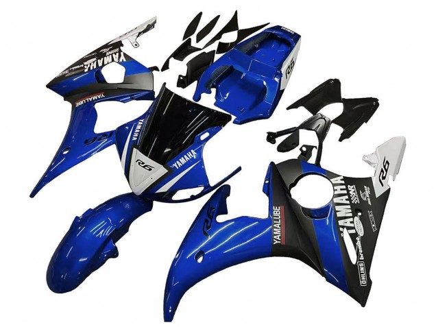 2005 Blue White Black Yamalube Yamaha YZF 600 R6 Motorcycle Fairings Canada