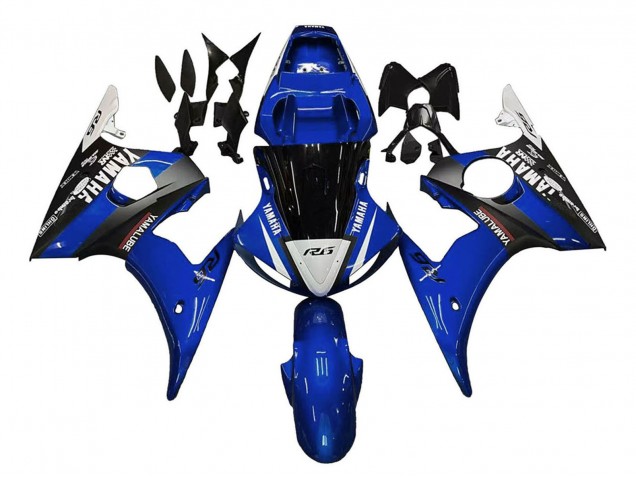 2005 Blue White Black Yamalube Yamaha YZF 600 R6 Motorcycle Fairings Canada