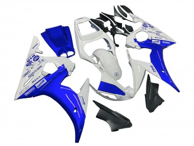 2005 White Blue Yamalube Yamaha YZF 600 R6 Motorcycle Fairings Canada