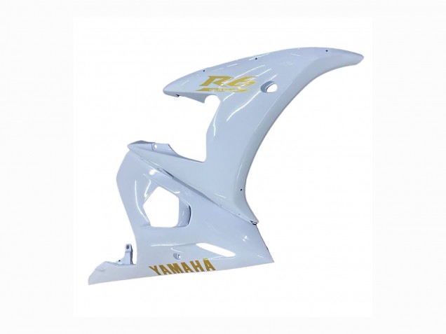 2005 White Gold Yamaha YZF 600 R6 Motorcycle Fairings Canada