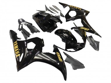 2005 Black Gold Yamaha YZF 600 R6 Motorcycle Fairings Canada
