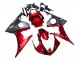 2005 Red Matte Black Yamaha YZF 600 R6 Motorcycle Fairing Kits Canada