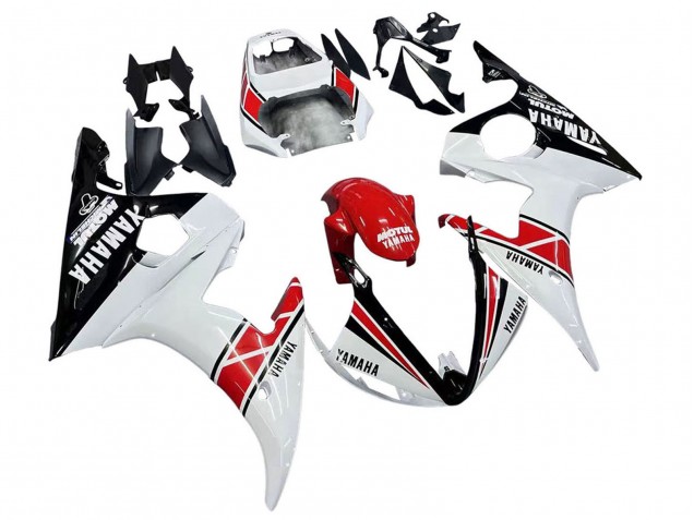 2005 White Black Red Motul Yamaha YZF 600 R6 Motorcycle Fairings Canada