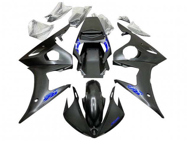 2005 Black Blue Yamaha YZF 600 R6 Motorcycle Fairings Canada