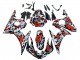 2005 Black Red Grey Camouflage Yamaha YZF 600 R6 Motorcycle Fairings Canada