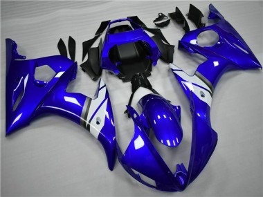 2005 Blue White Yamaha YZF 600 R6 Motorcycle Fairings Canada