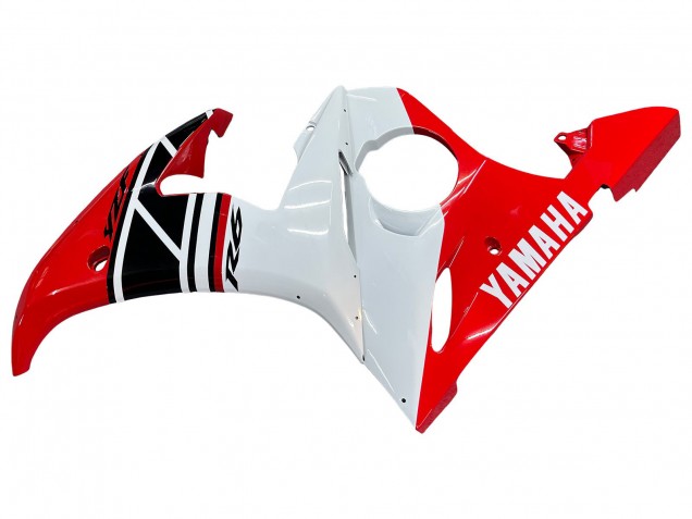 2005 White Red Glossy Black Yamaha YZF 600 R6 Motorcycle Fairings Canada