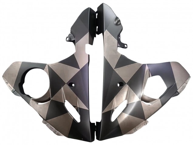 2005 Matte Black Grey Geometric Yamaha YZF 600 R6 Motorcycle Fairings Canada