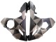 2005 Matte Black Grey Geometric Yamaha YZF 600 R6 Motorcycle Fairings Canada