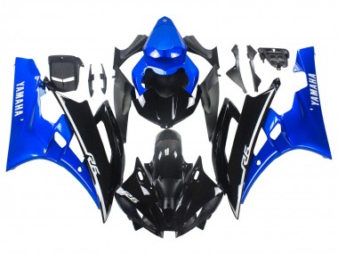 2006-2007 Blue Glossy Black Yamaha YZF 600 R6 Motorcycle Fairings Canada