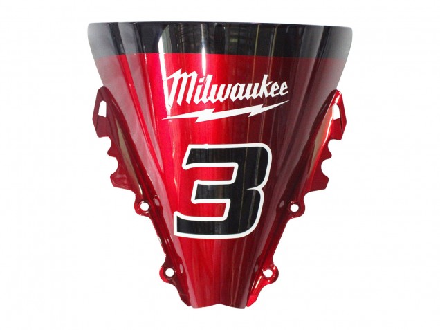 2006-2007 White Red Black Green Monster Milwaukee Yamaha YZF 600 R6 Motorcycle Fairings Canada
