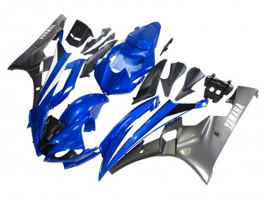 2006-2007 Blue White Glossy Black Yamaha YZF 600 R6 Motorcycle Fairings Canada