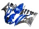 2006-2007 Blue White Glossy Black Yamaha YZF 600 R6 Motorcycle Fairings Canada