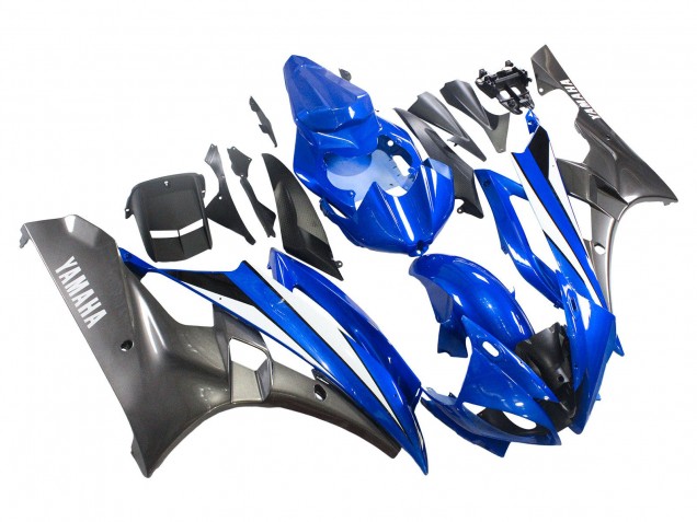 2006-2007 Blue White Glossy Black Yamaha YZF 600 R6 Motorcycle Fairings Canada