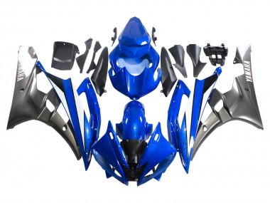 2006-2007 Blue White Glossy Black Yamaha YZF 600 R6 Motorcycle Fairings Canada