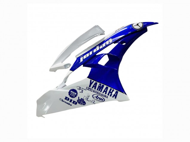 2006-2007 White Blue Jordan Yamaha YZF 600 R6 Motorcycle Fairings Canada