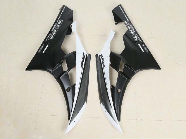 2006-2007 Glossy Black Matte Black White Motul Michelin Yamaha YZF 600 R6 Motorcycle Fairings Canada