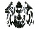 2006-2007 Glossy Black Matte Black White Motul Michelin Yamaha YZF 600 R6 Motorcycle Fairings Canada
