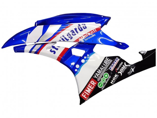 2006-2007 White Blue Black Fimer Volvo Yamalube Sterilgarda Yamaha YZF 600 R6 Motorcycle Fairings Canada