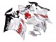 2006-2007 White Red Black Motul Yamaha YZF 600 R6 Motorcycle Fairings Canada