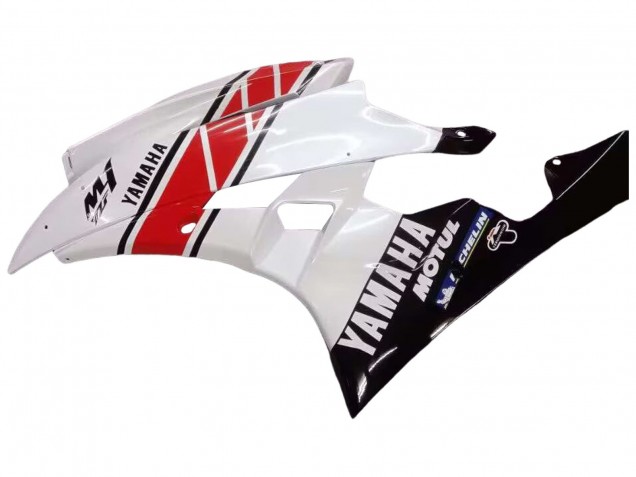 2006-2007 White Red Black Motul Yamaha YZF 600 R6 Motorcycle Fairings Canada
