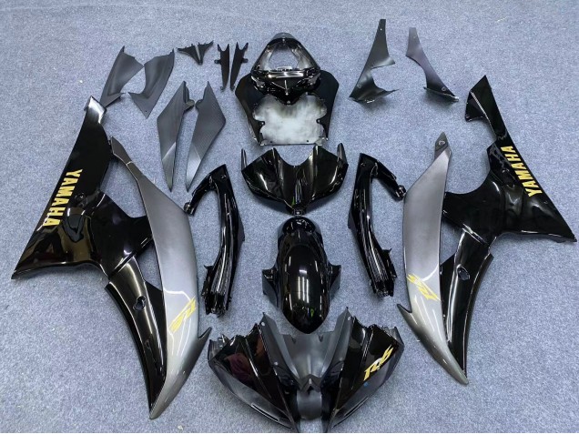 2006-2007 Silver Glossy Black Gold Decals Yamaha YZF 600 R6 Motorcycle Fairings Canada
