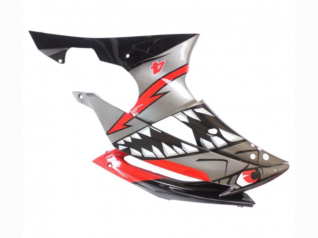 2008-2016 Silver Black Red Shark 4 Yamaha YZF 600 R6 Motorcycle Fairings Canada