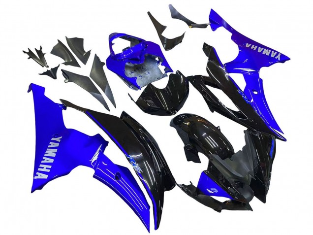 2008-2016 Blue Glossy Black Yamaha YZF 600 R6 Motorcycle Fairings Canada