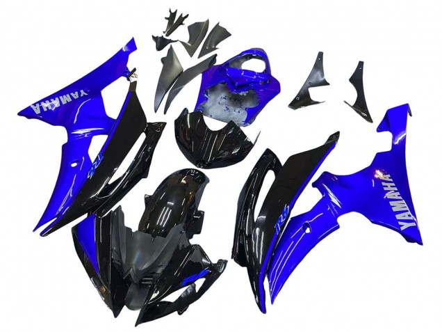 2008-2016 Blue Glossy Black Yamaha YZF 600 R6 Motorcycle Fairings Canada