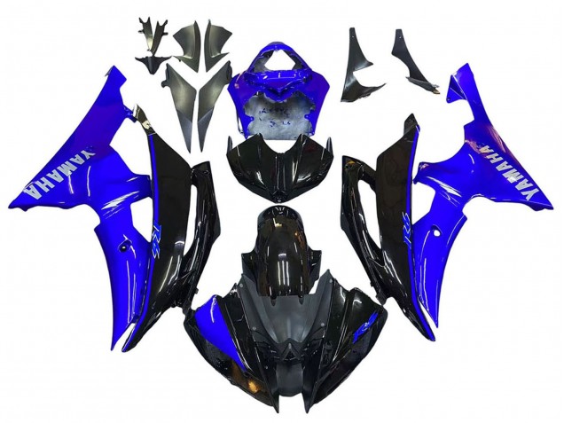2008-2016 Blue Glossy Black Yamaha YZF 600 R6 Motorcycle Fairings Canada