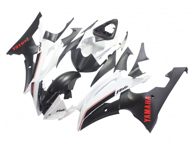 2008-2016 White Matte Black Red Decals Yamaha YZF 600 R6 Motorcycle Fairings Canada