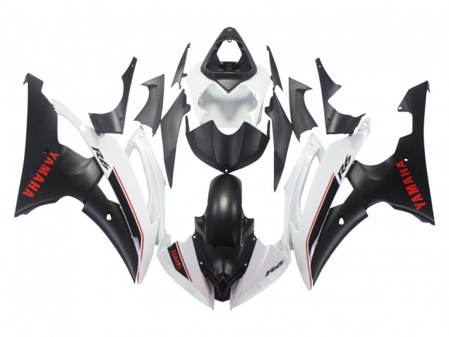 2008-2016 White Matte Black Red Decals Yamaha YZF 600 R6 Motorcycle Fairings Canada