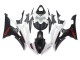 2008-2016 White Matte Black Red Decals Yamaha YZF 600 R6 Motorcycle Fairings Canada
