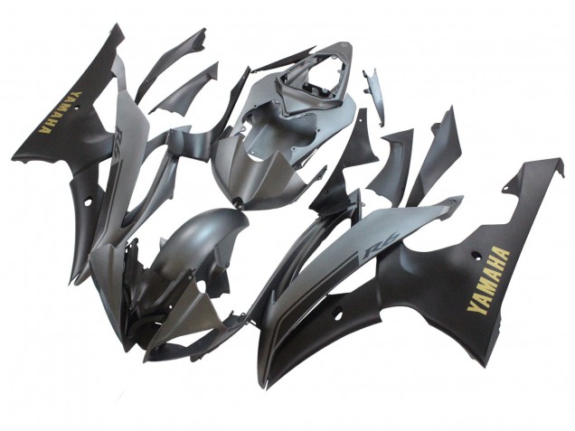 2008-2016 Grey Matte Black Gold Decals Yamaha YZF 600 R6 Motorcycle Fairings Canada