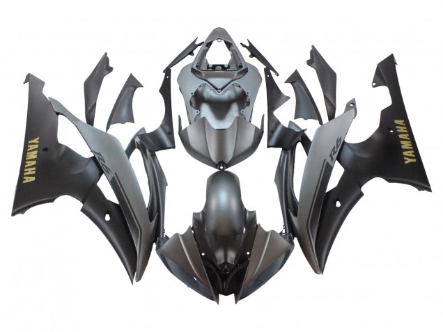 2008-2016 Grey Matte Black Gold Decals Yamaha YZF 600 R6 Motorcycle Fairings Canada