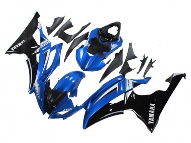 2008-2016 White Blue Glossy Black Yamaha YZF 600 R6 Motorcycle Fairings Canada