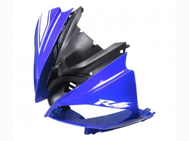 2008-2016 White Blue Glossy Black Yamaha YZF 600 R6 Motorcycle Fairings Canada