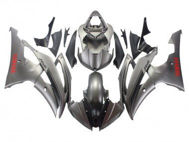 2008-2016 Matte Grey Red Decals Yamaha YZF 600 R6 Motorcycle Fairings Canada