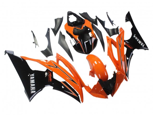 2008-2016 Orange Black Yamaha YZF 600 R6 Motorcycle Fairings Canada