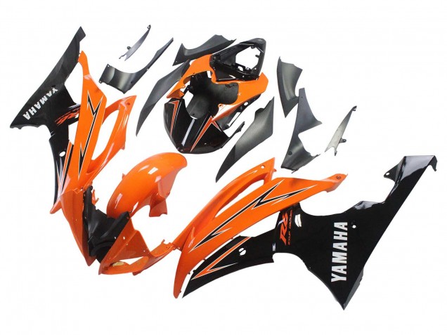 2008-2016 Orange Black Yamaha YZF 600 R6 Motorcycle Fairings Canada