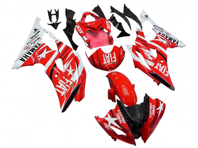 2008-2016 White Red Black Fiat Acer Yamaha YZF 600 R6 Motorcycle Fairings Canada