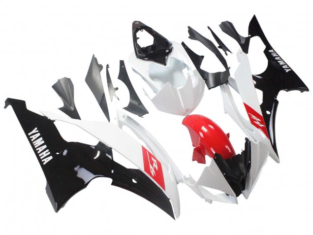 2008-2016 White Red Glossy Black Yamaha YZF 600 R6 Motorcycle Fairings Canada