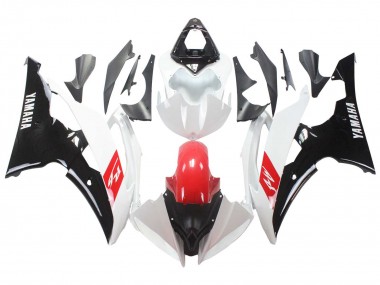 2008-2016 White Red Glossy Black Yamaha YZF 600 R6 Motorcycle Fairings Canada