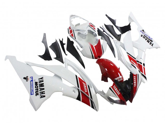2008-2016 White Red Black Motul Michelin Yamaha YZF 600 R6 Motorcycle Fairings Canada