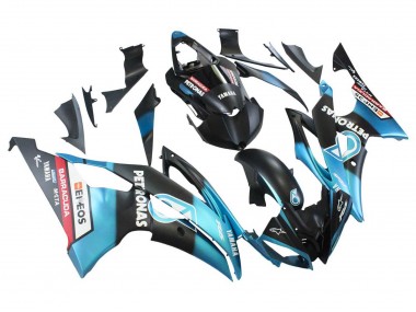 2008-2016 Light Blue Matte Black Petronas ENEOS Yamaha YZF 600 R6 Motorcycle Fairings Canada